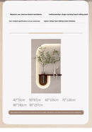 LED Wall Lamp with Green Plants