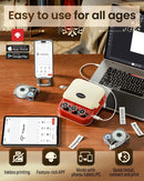 Phomemo P15 Label Maker Printer Bluetooth Wireless Portable Printer Rechargeable Thermal Transfer Printing