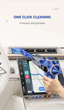 Portable Wireless Car Vacuum Cleaner Suck/blow -2in1 Wireless Vacuum Cleaner Dual Use for Home and Car 120W High Power Cleaner