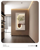 LED Wall Lamp with Green Plants