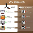 Wireless Electric Portable Espresso 3-in-1 Coffee Machine for Car & Home Camping Coffee Maker Capsule Powder Travel Coffee Maker
