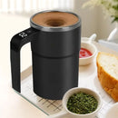 A005-Automatic Stirring Mug Electric Magnetic Self-Stirring Cup With Digital Display Lid For Coffee Tea Self-Mixing Function
