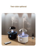 Creative Umbrella Water Drop Air Humidifier with Colorful Light Raindrop Aroma Essential Oil Diffuser Aromatherapy Humidifier