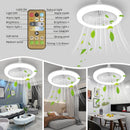 2026 New E27 Ceiling Fan Lamp Remote Control 110V 220V 3 Color Adjustable Modern Home Bedroom Living Room