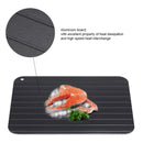 Defrosting Tray Fast Defrost Tray Thaw Tray Metal Aluminum Fast  Food Meat Defrosting Thawing Tray Plate Home Kitchen Gadget