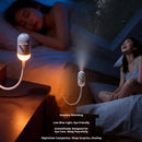 USB galaxy Projector Night Light 2-in-1 Mini Galaxy 360° Rotate LED Starry Sky Ambient Lamp For Party Home Saturn Decoration