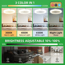 2026 New E27 Ceiling Fan Lamp Remote Control 110V 220V 3 Color Adjustable Modern Home Bedroom Living Room