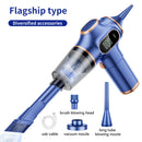 Portable Wireless Car Vacuum Cleaner Suck/blow -2in1 Wireless Vacuum Cleaner Dual Use for Home and Car 120W High Power Cleaner
