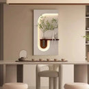LED Wall Lamp with Green Plants