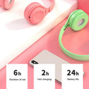 Y08 Wireless Bluetooth Headphone  Macaron Headphones Stereo Headband Gaming Headse