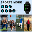 LAXASFIT H9/H6 Bluetooth Smartwatch with Call, Heart Rate & SpO2