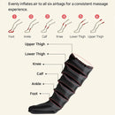 2pcs Professional Air Compression Leg Massager Boots with 6-Airbag Pneumatic, Adjustable Intensity/Speed Modes, Varicose & Muscl