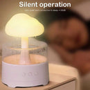 Mushroom cloud with atomizing diffuser humidifier aromatherapy diffuser colorful gradient lighting atmosphere night light