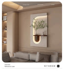 LED Wall Lamp with Green Plants