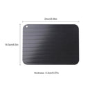 Defrosting Tray Fast Defrost Tray Thaw Tray Metal Aluminum Fast  Food Meat Defrosting Thawing Tray Plate Home Kitchen Gadget