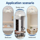 2026 New E27 Ceiling Fan Lamp Remote Control 110V 220V 3 Color Adjustable Modern Home Bedroom Living Room