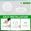 2026 New E27 Ceiling Fan Lamp Remote Control 110V 220V 3 Color Adjustable Modern Home Bedroom Living Room