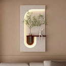 LED Wall Lamp with Green Plants