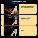 USB galaxy Projector Night Light 2-in-1 Mini Galaxy 360° Rotate LED Starry Sky Ambient Lamp For Party Home Saturn Decoration