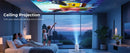 2026 New Outdoor portable Projector 4K Wifi 1080P 1280*720P HD Home Cinema Video Movies LED Projetor Video Game Projection