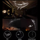 USB galaxy Projector Night Light 2-in-1 Mini Galaxy 360° Rotate LED Starry Sky Ambient Lamp For Party Home Saturn Decoration
