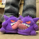 Gengar Tongue Out Plush Slippers
