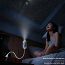 USB galaxy Projector Night Light 2-in-1 Mini Galaxy 360° Rotate LED Starry Sky Ambient Lamp For Party Home Saturn Decoration