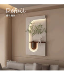 LED Wall Lamp with Green Plants