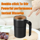 A005-Automatic Stirring Mug Electric Magnetic Self-Stirring Cup With Digital Display Lid For Coffee Tea Self-Mixing Function