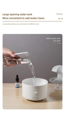 Creative Umbrella Water Drop Air Humidifier with Colorful Light Raindrop Aroma Essential Oil Diffuser Aromatherapy Humidifier