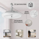 2026 New E27 Ceiling Fan Lamp Remote Control 110V 220V 3 Color Adjustable Modern Home Bedroom Living Room