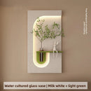 LED Wall Lamp with Green Plants