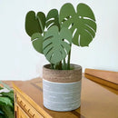 Monstera Coaster Plant 3D Printed Magnetic Green Leaf Drink Coasters Artificial Plant Ornament Indoor Home Decoration