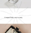 Handheld Vacuum Steamer  Steam Iron With Powerful Suction For Fast Wrinkle Removal