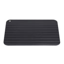 Defrosting Tray Fast Defrost Tray Thaw Tray Metal Aluminum Fast  Food Meat Defrosting Thawing Tray Plate Home Kitchen Gadget