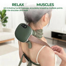 Neck Massager With Real Hand Simulation Wireless Portable Neck And Back Massager 4D Kneading Massage Design For Pain Relief